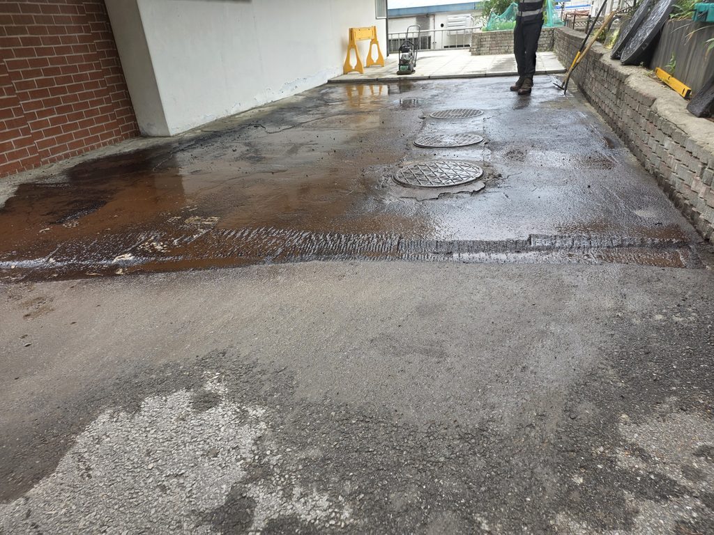 성북구 소규모파쇄포장 기존 노면 작업